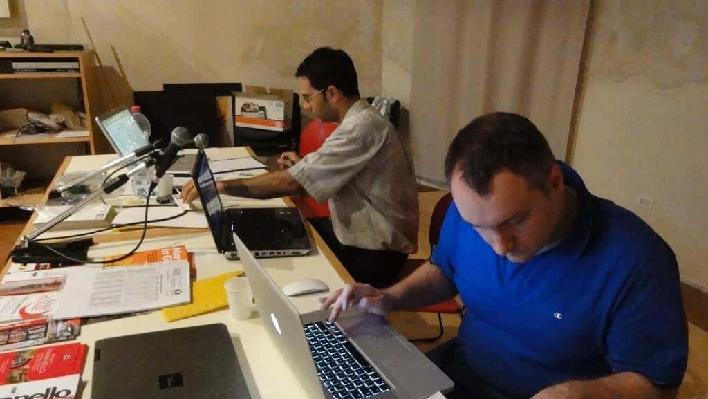Giorno 1 - Lo staff