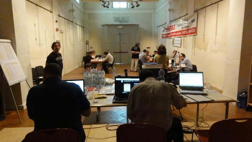 Giorno 1 - Panoramica della sala di gioco