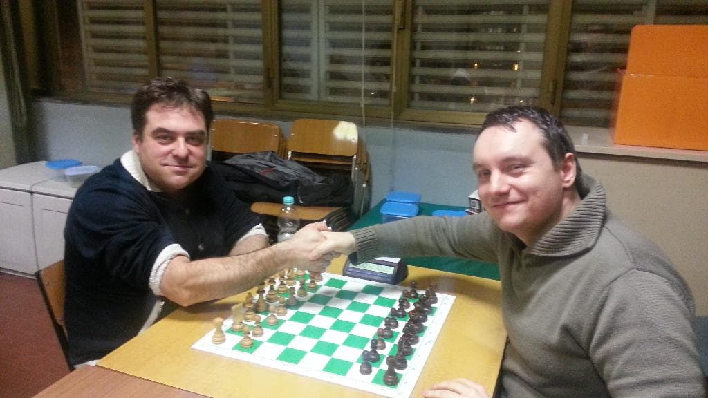 Benincasa - Franchini in prima scacchiera al 4° turno