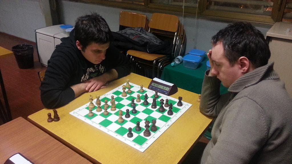 Franchini costretto a vincere con il Nero nell'ultimo turno contro Lapenna M. per garantirsi il 1° posto nel torneo