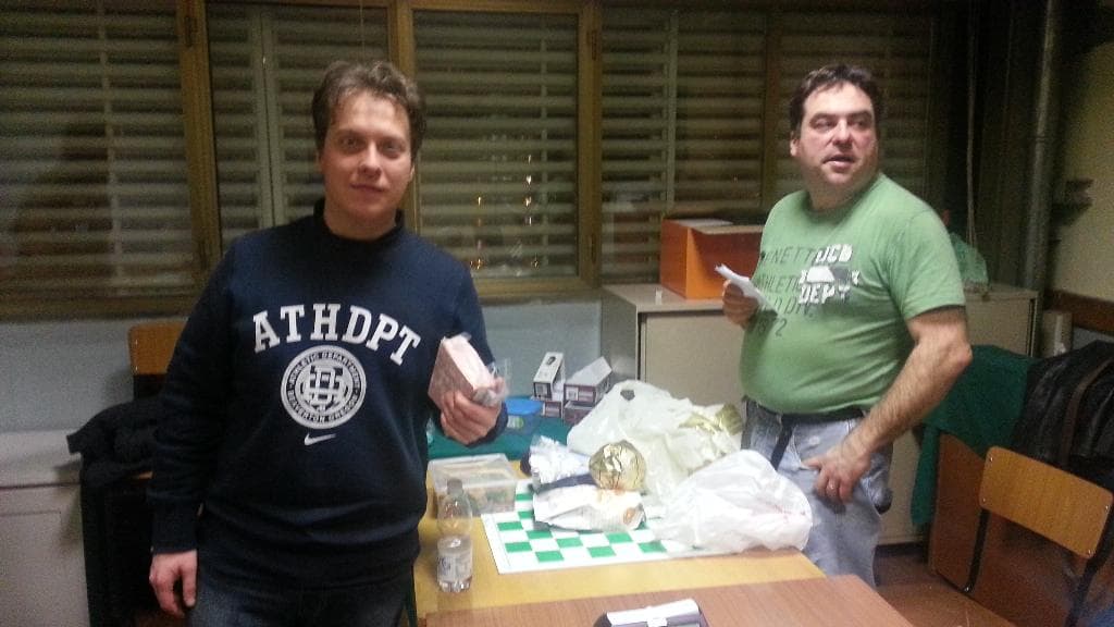 ... e iniziano le premiazioni : Orlandi 1° premiato tra le 3N-NC