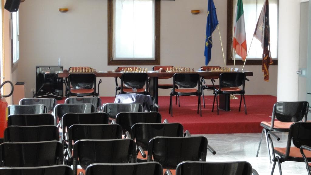 L'interno della sede di gioco
