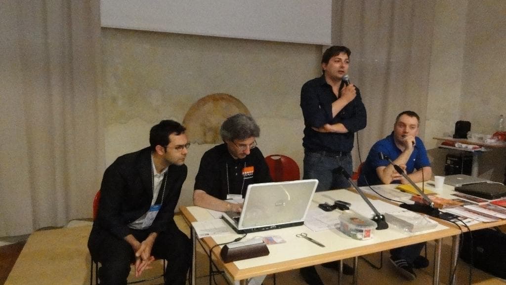 Giorno 1 - L'assessore allo sport del Comune di Maranello Nicola Montone interviene nella cerimonia inaugurale