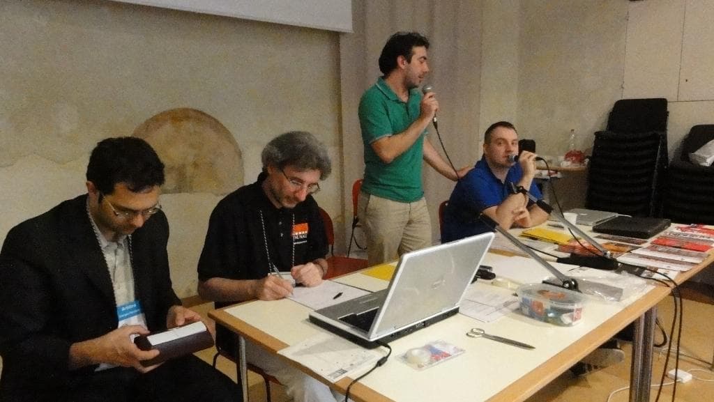 Giorno 1 - Il Presidente del Comitato Regionale Emilia Romagna Giulio Calavalle augura a tutti i giocatori un buon torneo