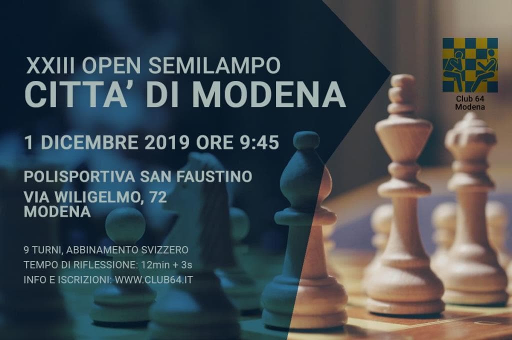 23° Torneo Semilampo "Città di Modena"