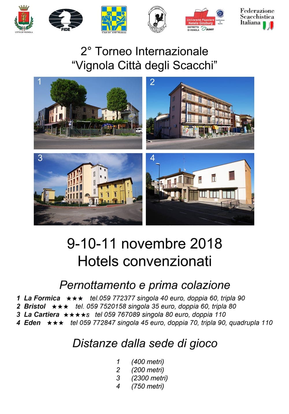 Elenco alberghi convenzionati