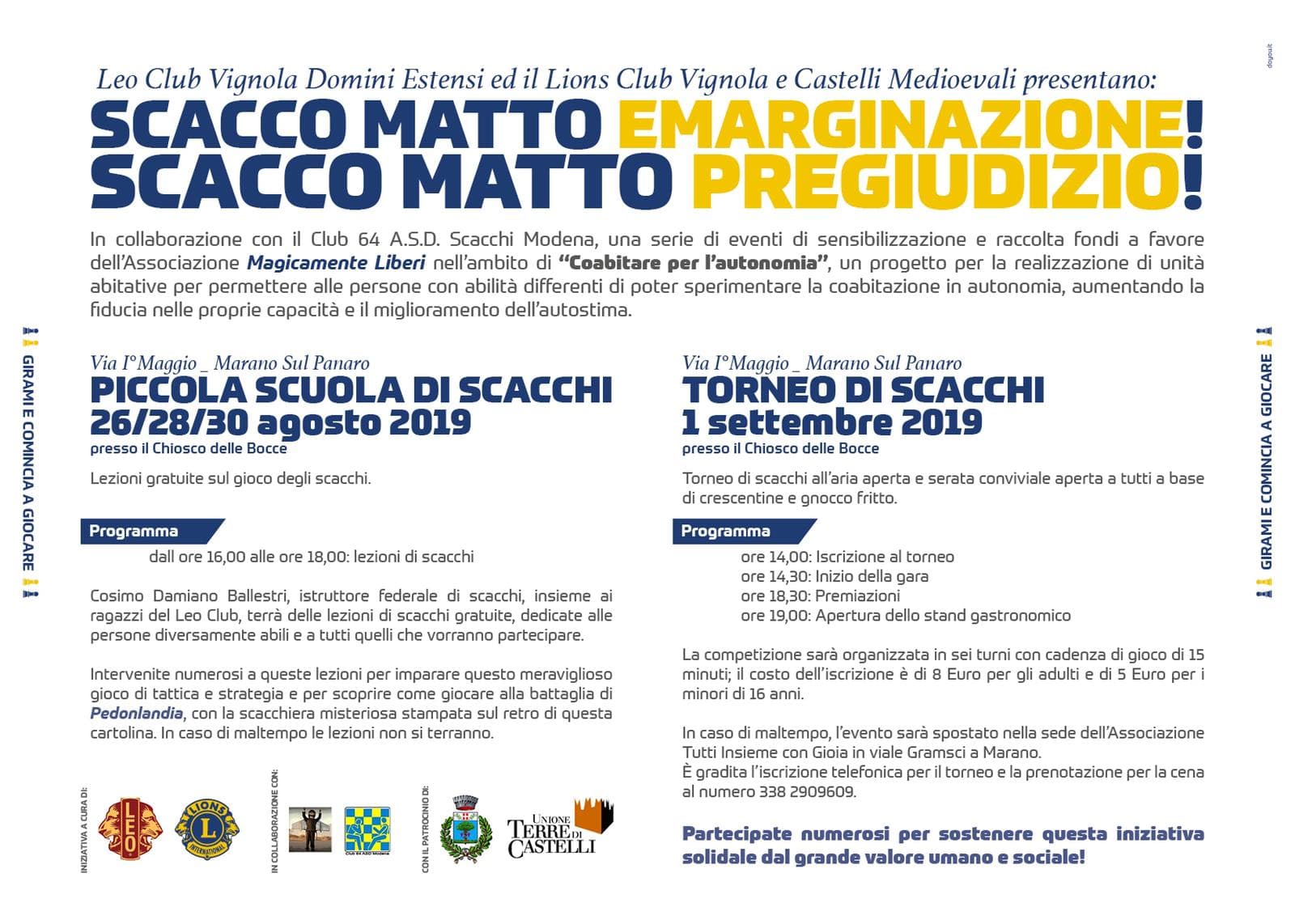 Scarica il bando del torneo